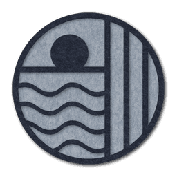 Circle Art Horizon Water 60x60cm