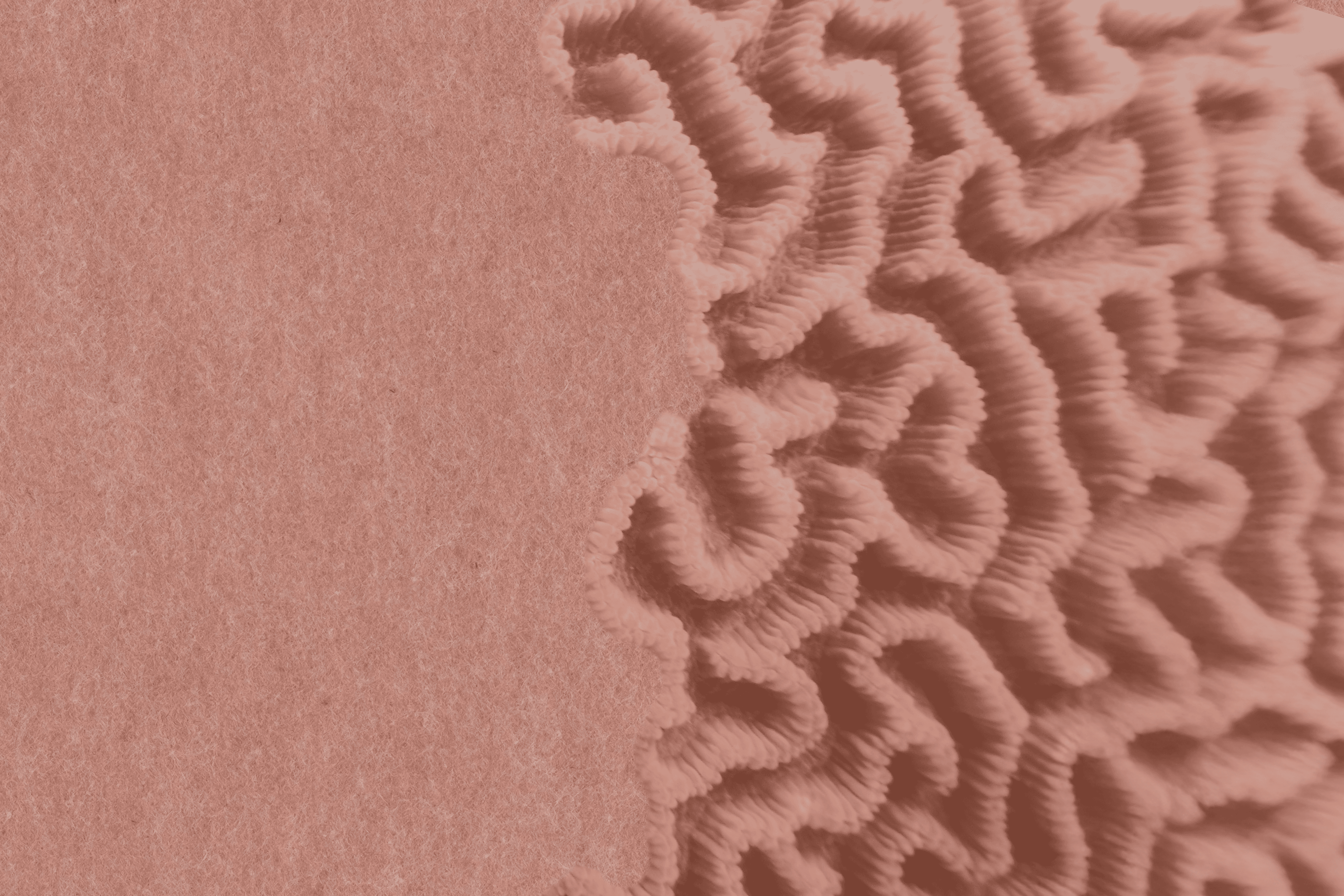 Kleur NL vilt Coral Pink 44