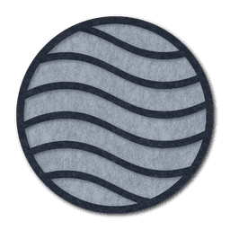 Circle Art Currents Water 60x60cm