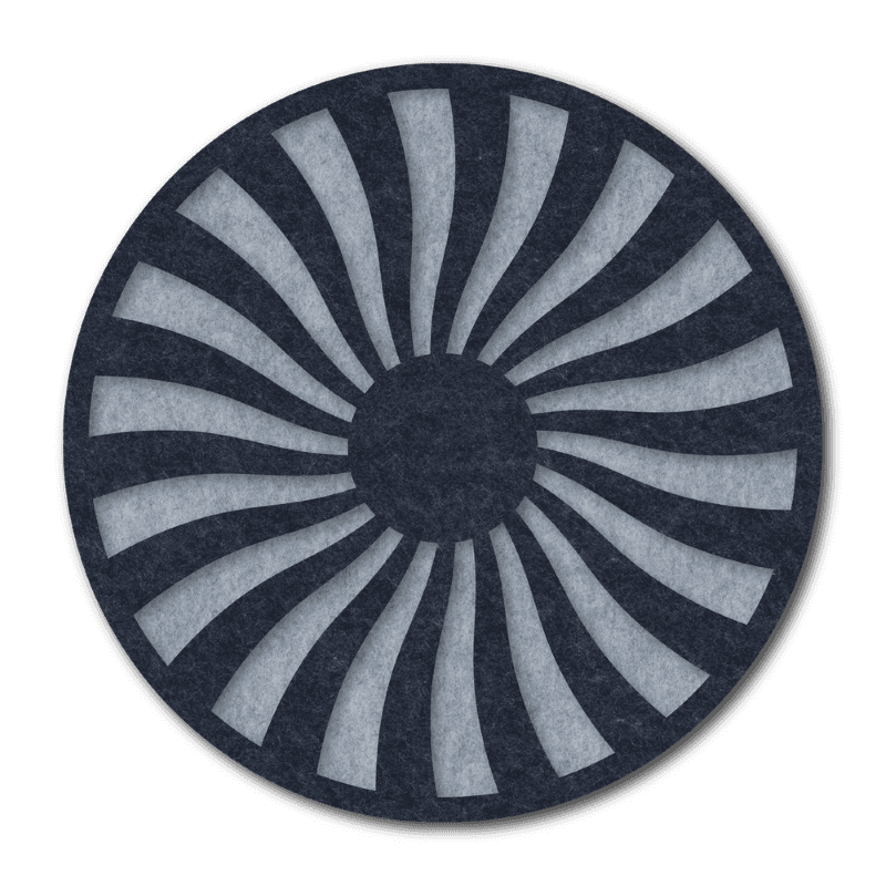 Circle Art Radiance Water 60x60cm