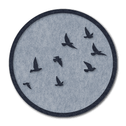 Circle Art Flight Water 60x60cm