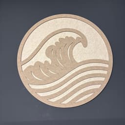 Circle Art Wave close-up air