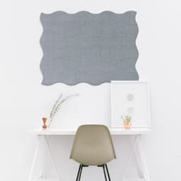 EASYfelt akoestisch PET-vilt wandbekleding stick curve