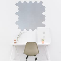 EASYfelt PET-vilt akoestische wandbekleding zelfklevend stick trihex