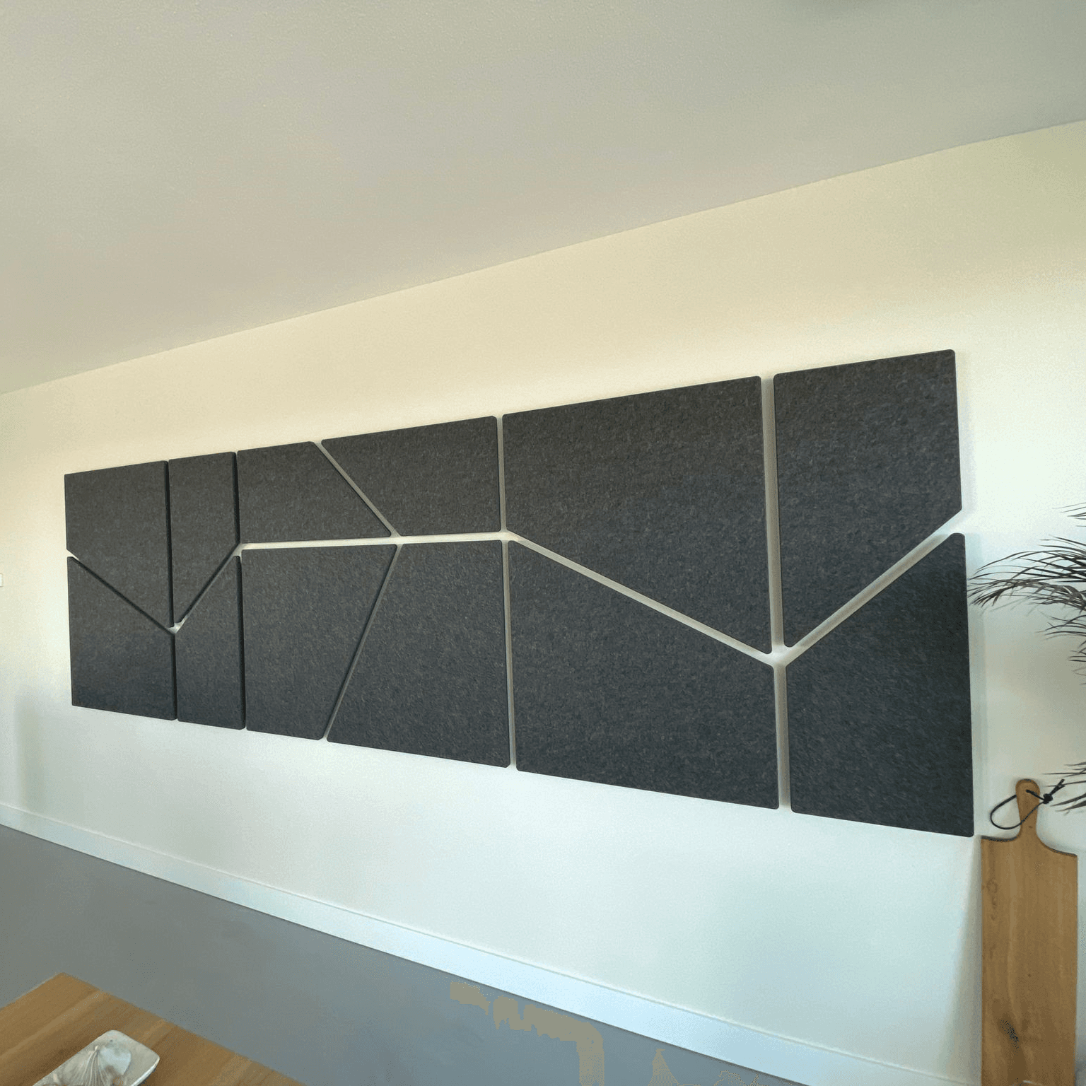 PET-vilt 25 mm - Maatwerk - Wanddecoratie