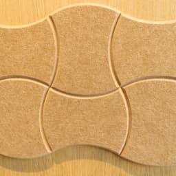 EASYfelt | PET-vilt | Akoestische wandbekleding | Zelfklevend | Stick Curve showroom