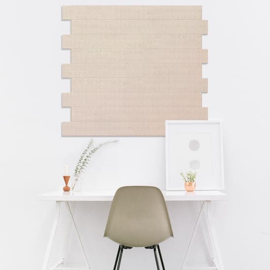 EASYfelt PET-vilt akoestische wandbekleding zelfklevend stick metro