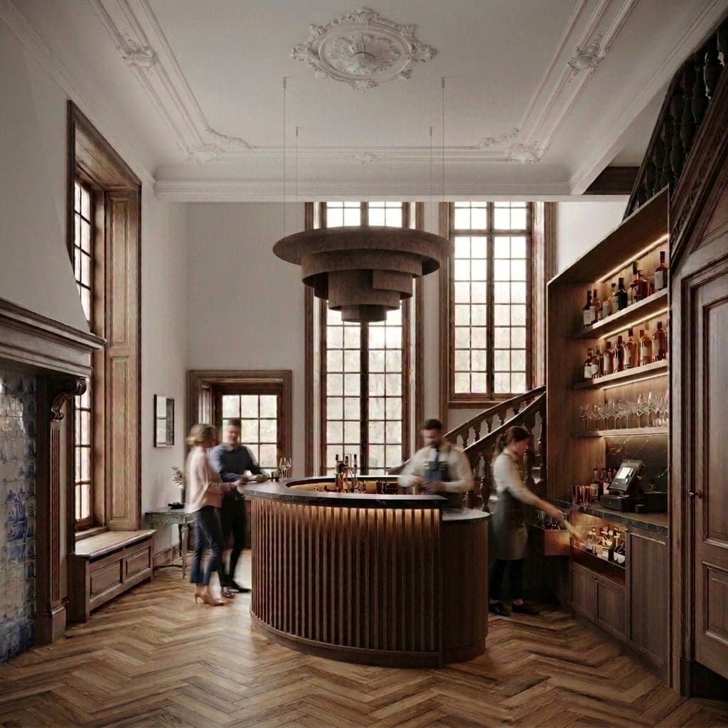 Plafondeiland Chandelier interieur