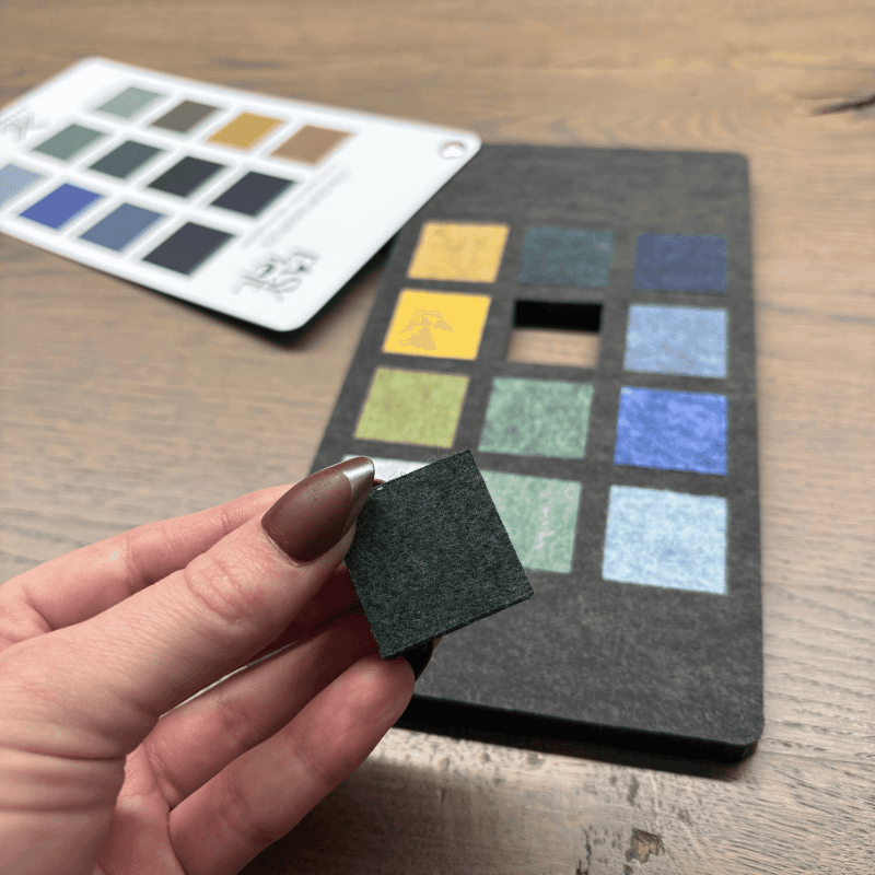 Losse sample Colourful Nature palette sample kaart